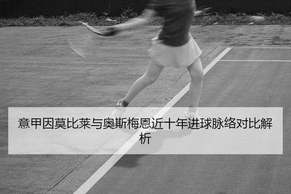 意甲因莫比莱与奥斯梅恩近十年进球脉络对比解析